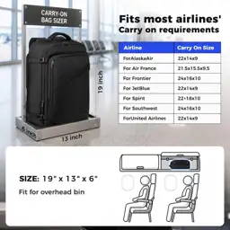 MATEIN Carry on Backpack, Extra… — Photo 2