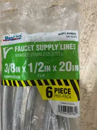 Faucet supply lines — Photo 2