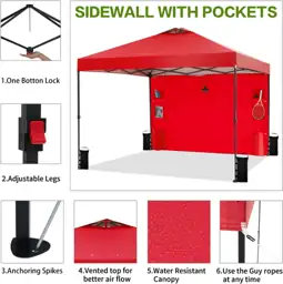 Tunbne 10X10 Pop Up Canopy… — Photo 2