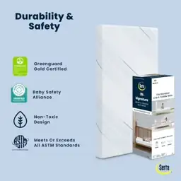 Serta Signature Dual-Sided 5" Crib/Toddler… — Photo 2