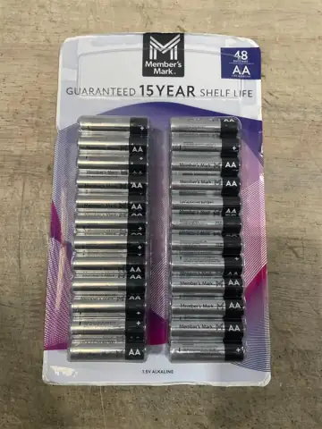 Member's Mark AA Alkaline Batteries… — Photo 1