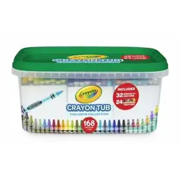 Crayola Crayon & Storage Tub,… — Photo 2