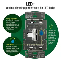 Lutron Ariadni/Toggler LED+ Dimmer Switch,… — Photo 2