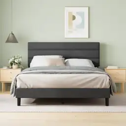 Zinus Piper Upholstered Platform Bed… — Photo 1