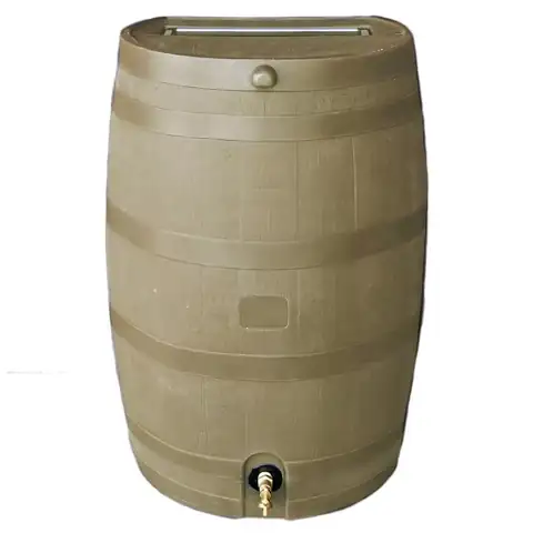 50 Gal. Rain Barrel Oak… — Photo 1