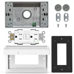 ELEGRP Outdoor GFCI Outlet Kit,… — Photo 1