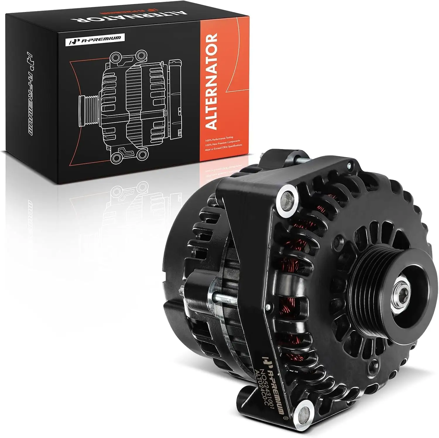 A-Premium Alternator, 12V 220A 6-Groove… — Photo 1