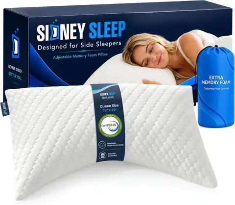 Sidney Sleep Adjustable Curved Pillow… — Photo 1