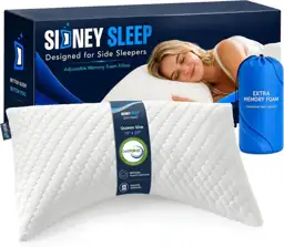 Sidney Sleep Adjustable Curved Pillow… — Photo 1
