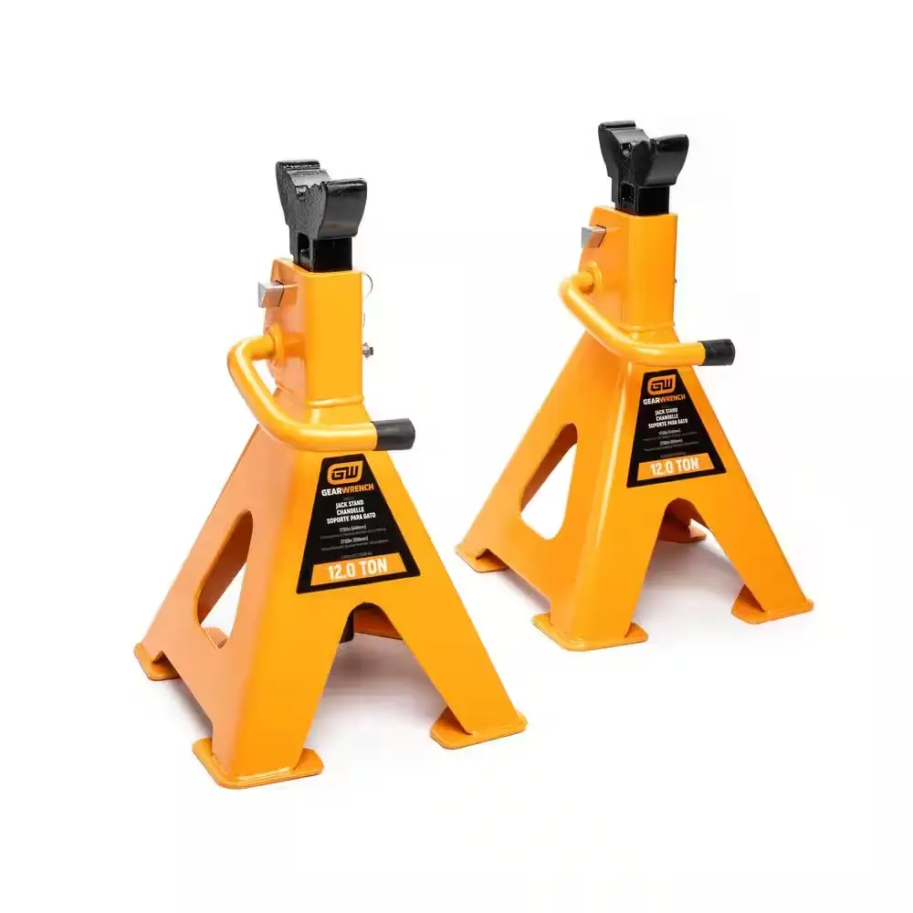 12-Ton Ratcheting Jack Stands (2-Piece) — Photo 1