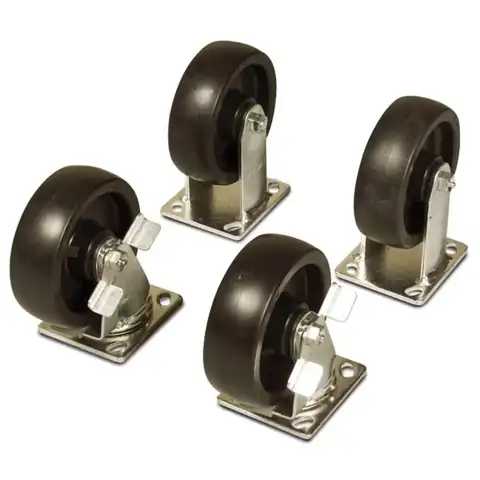 6 in. Casters Set (4-Piece)… — Photo 1