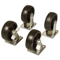 6 in. Casters Set (4-Piece)… — Photo 1