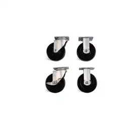 6 in. Casters Set (4-Piece)… — Photo 2