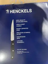 Henckels 8-PC Steak Set — Photo 5
