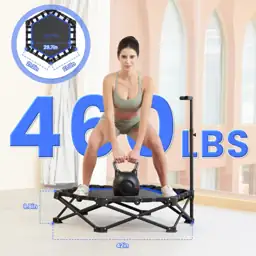 Rebounder Trampoline for Adults with… — Photo 2