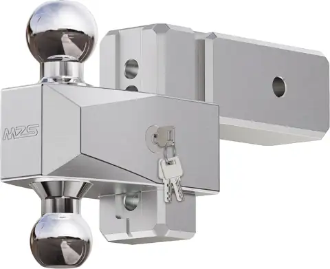 MZS Adjustable Trailer Hitch, Fits… — Photo 1