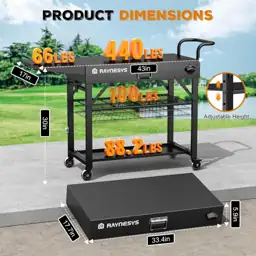 Raynesys 440lbs Outdoor Folding Grill… — Photo 2