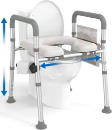 HOMLAND Toilet Seat Riser for… — Photo 1