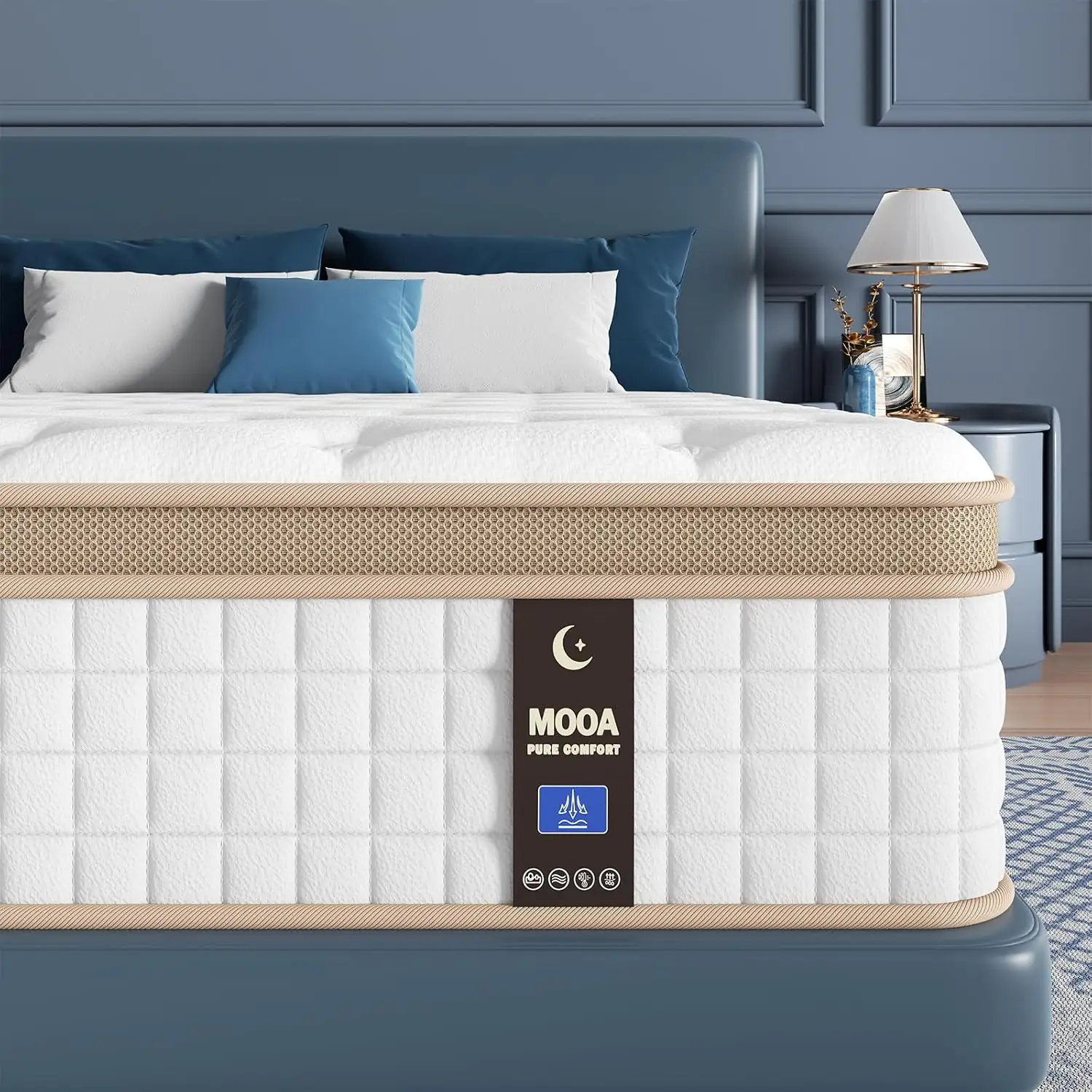 MOOA Queen Mattress, 12 Inch… — Photo 1