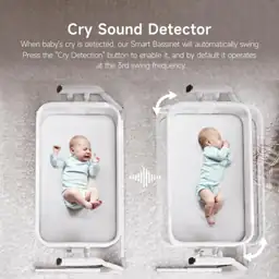 Maydolly Smart Baby Bassinet, Automatic… — Photo 2