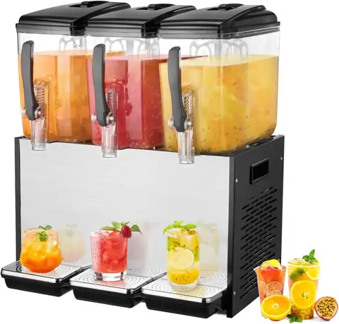 VEVOR Beverage Dispenser, 3 Tanks,… — Photo 1