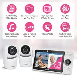 VTech Smart WiFi Baby Monitor… — Photo 2
