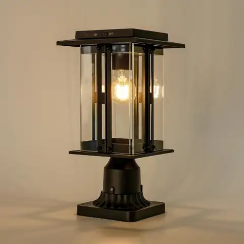 LUTEC Solar Lamp Post Light,… — Photo 1