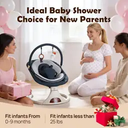 Electric Baby Swing with Remote… — Photo 2
